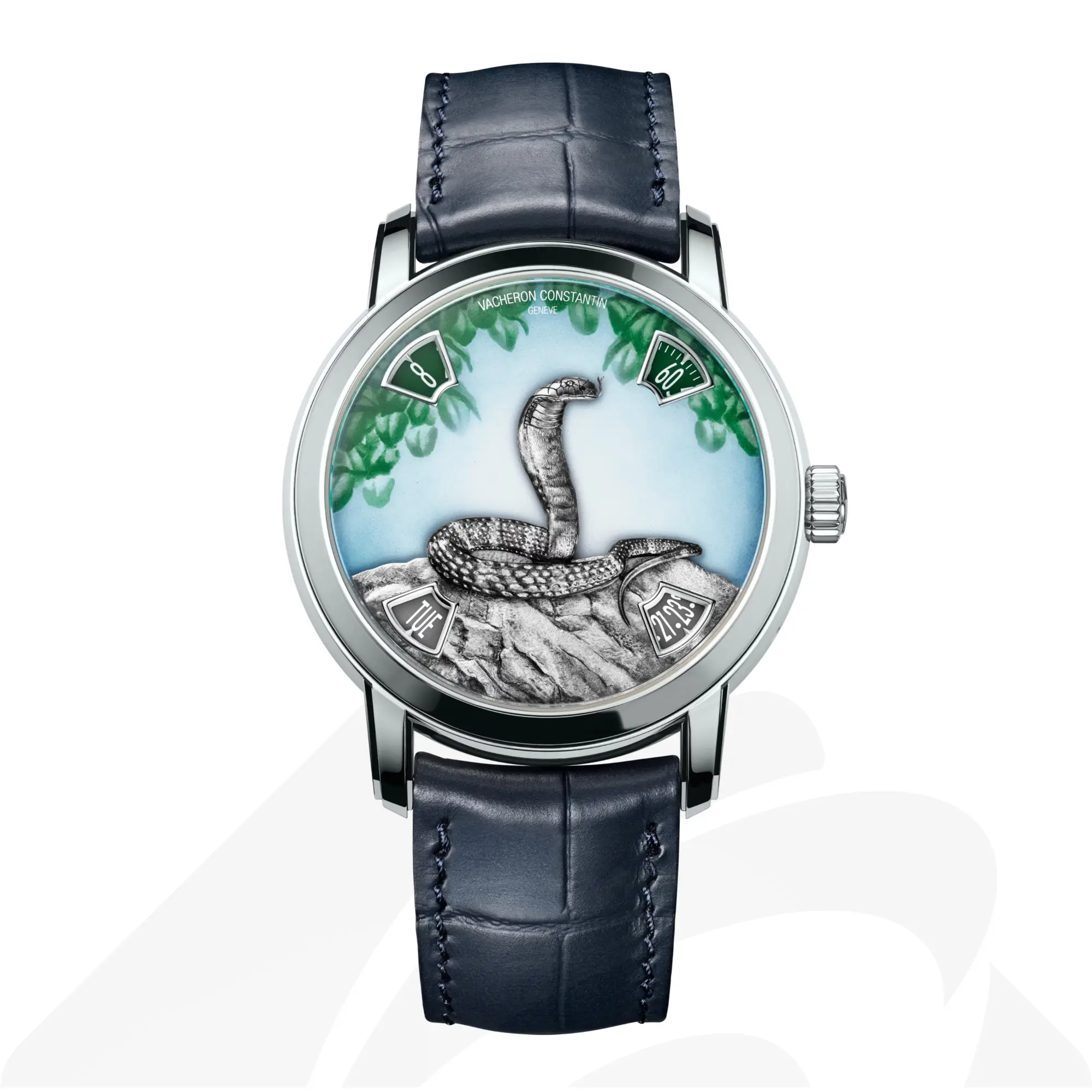 ヴァシュロン・コンスタンタン メティエ・ダール 中国干支の伝説‐巳年  素材:プラチナ 色:その他