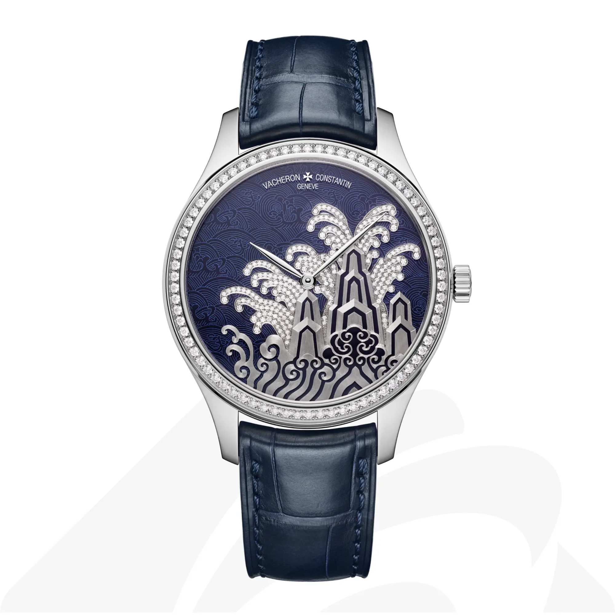 ヴァシュロン・コンスタンタン メティエ・ダール 伝統的シンボルに敬意を表して‐月光  素材:ホワイトゴールド 色:その他