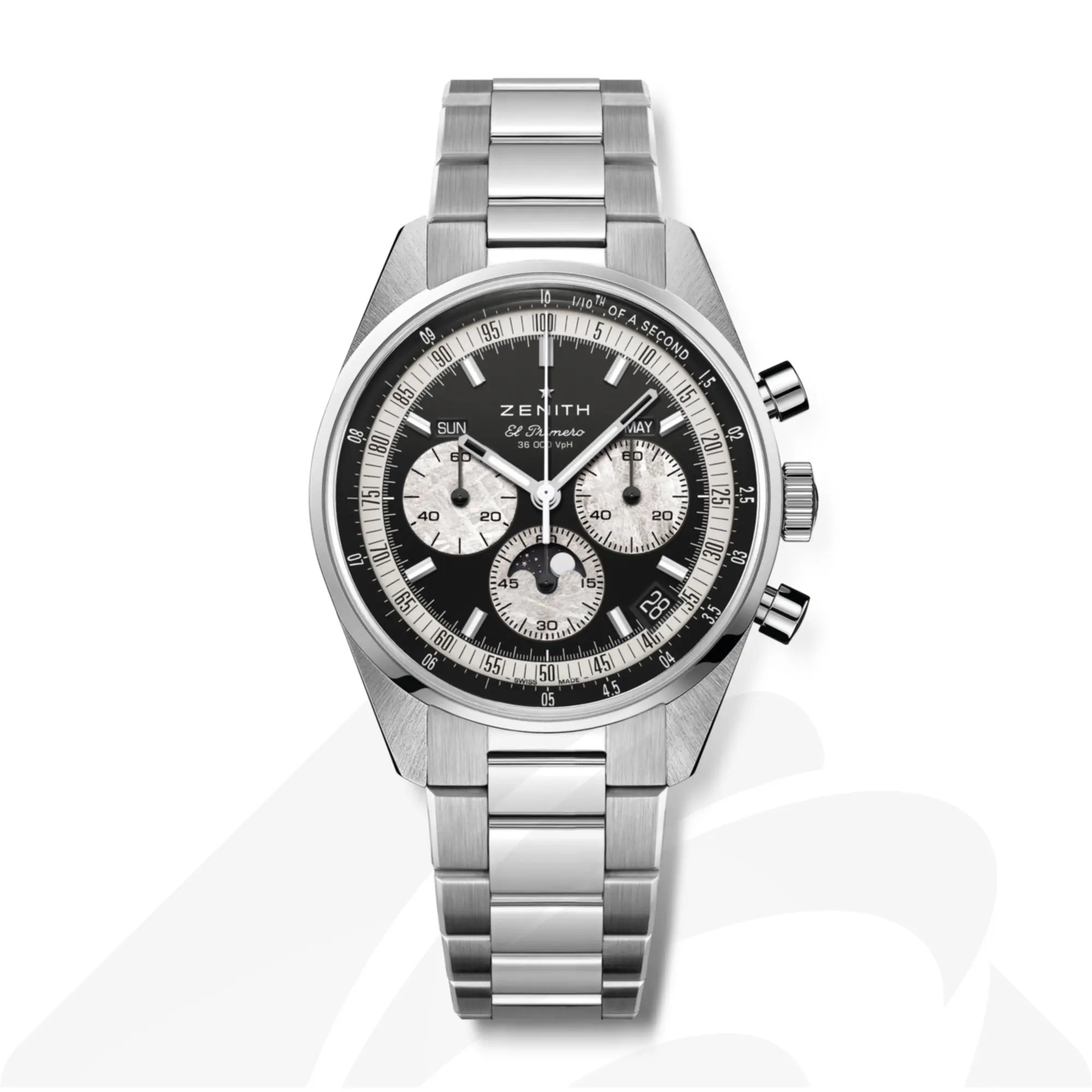 ゼニス クロノマスター オリジナル トリプルカレンダー ホディンキー エディション  素材:ステンレススチール 色:ブラック