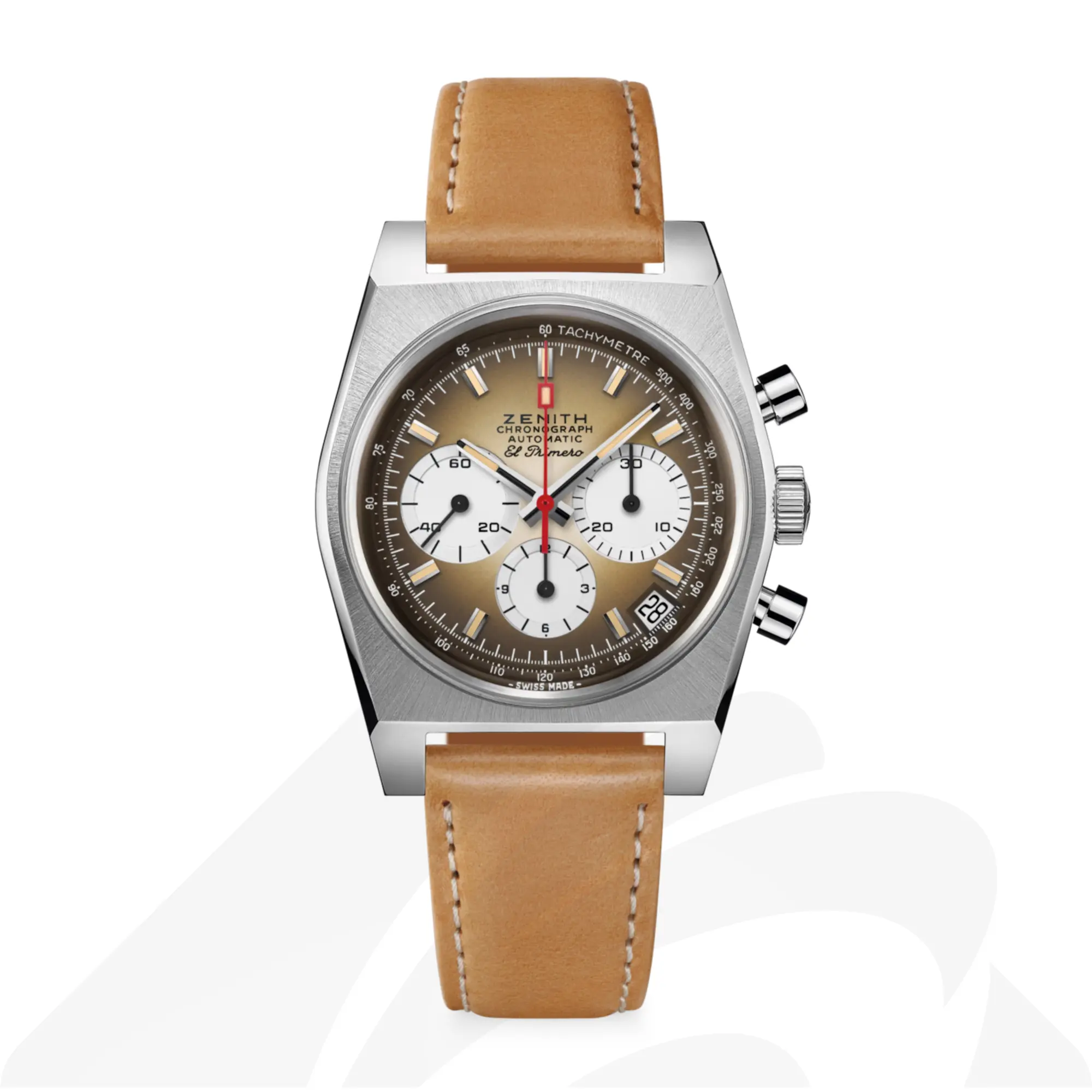 ゼニス クロノマスター リバイバル エル・プリメロ A385  素材:ステンレススチール 色:グラデーションブラウン