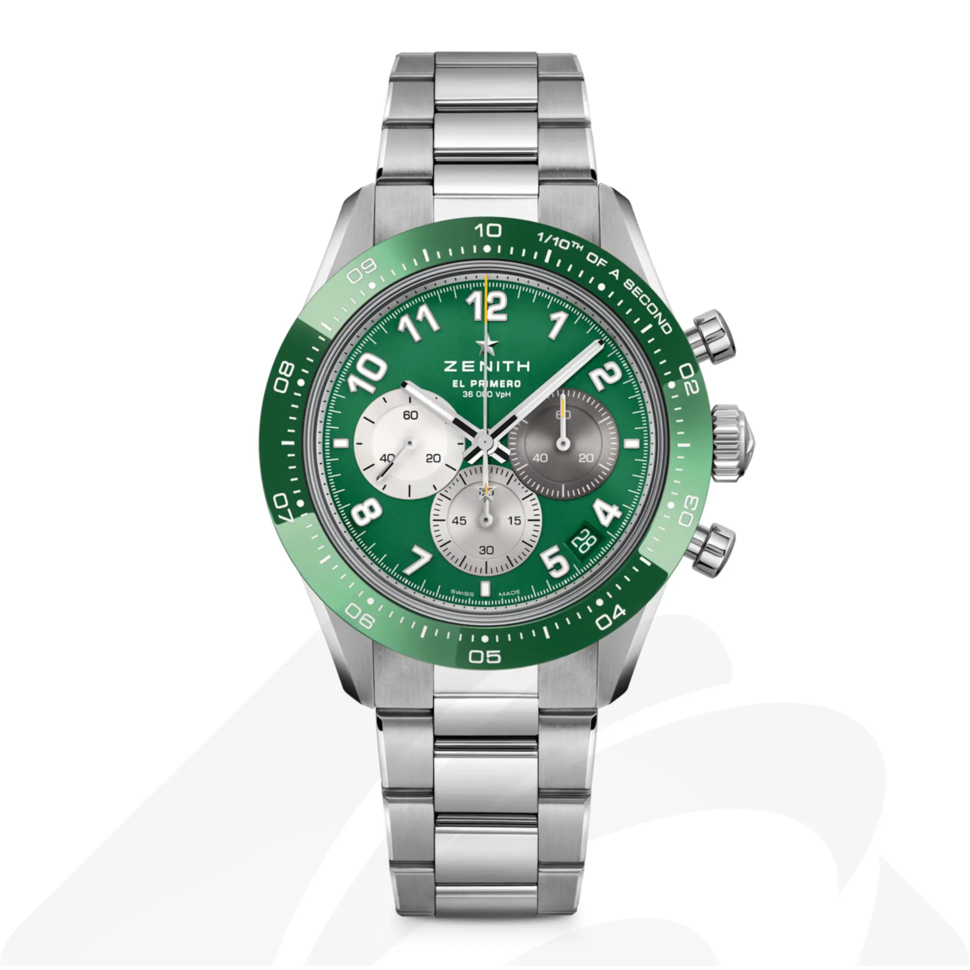 ゼニス クロノマスター スポーツ  素材:ステンレススチール 色:グリーントーン