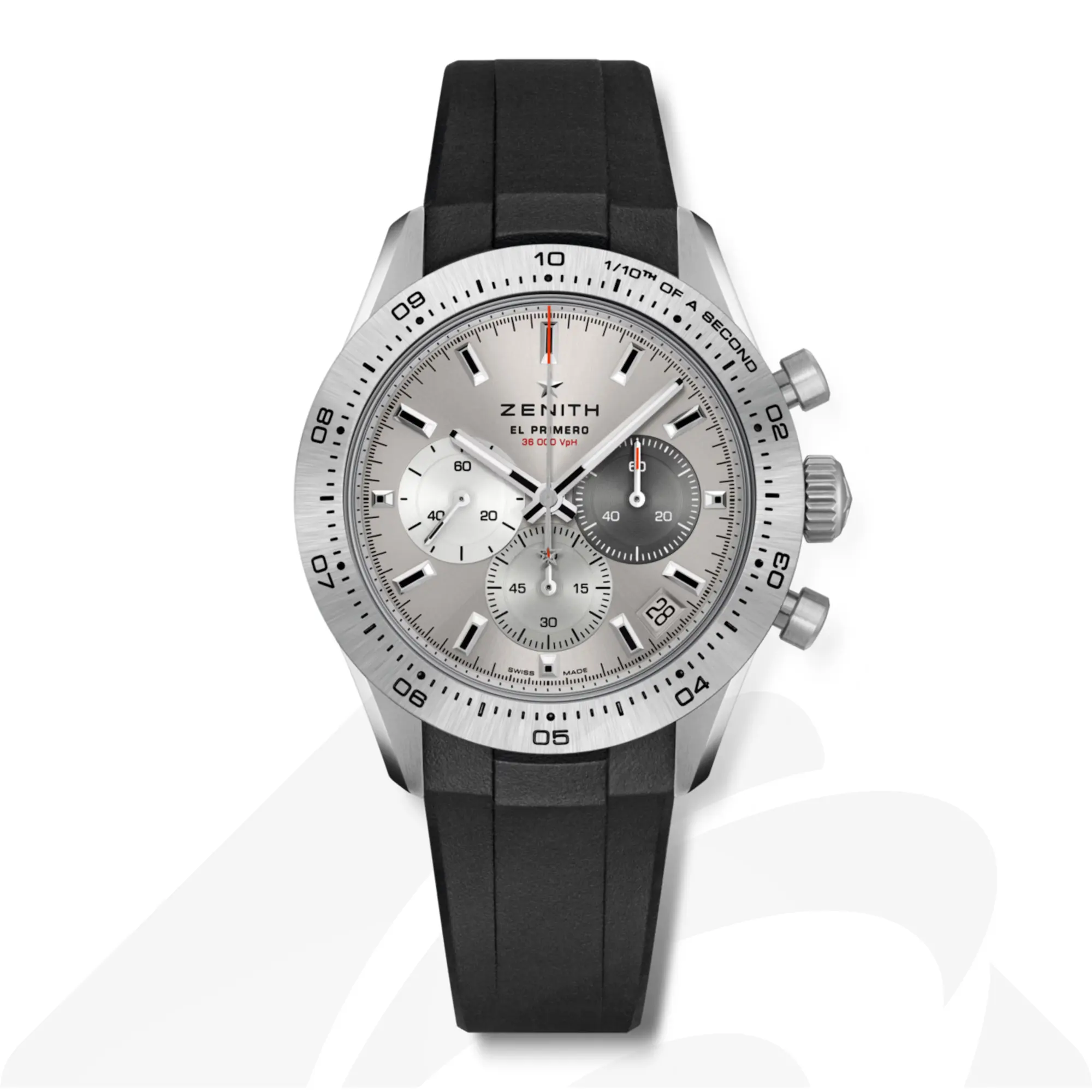 ゼニス クロノマスター スポーツ チタン  素材:チタン 色:ニッケルグレー