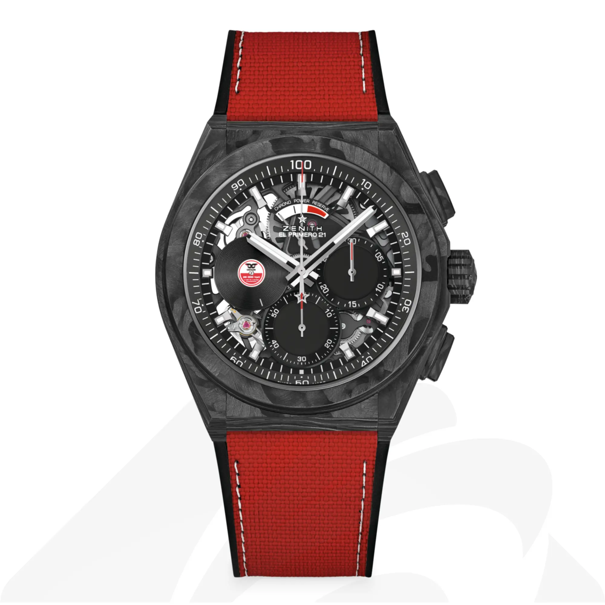 ゼニス DEFY 21 CARL COX  素材:ブラックカーボン 色:マットブラック