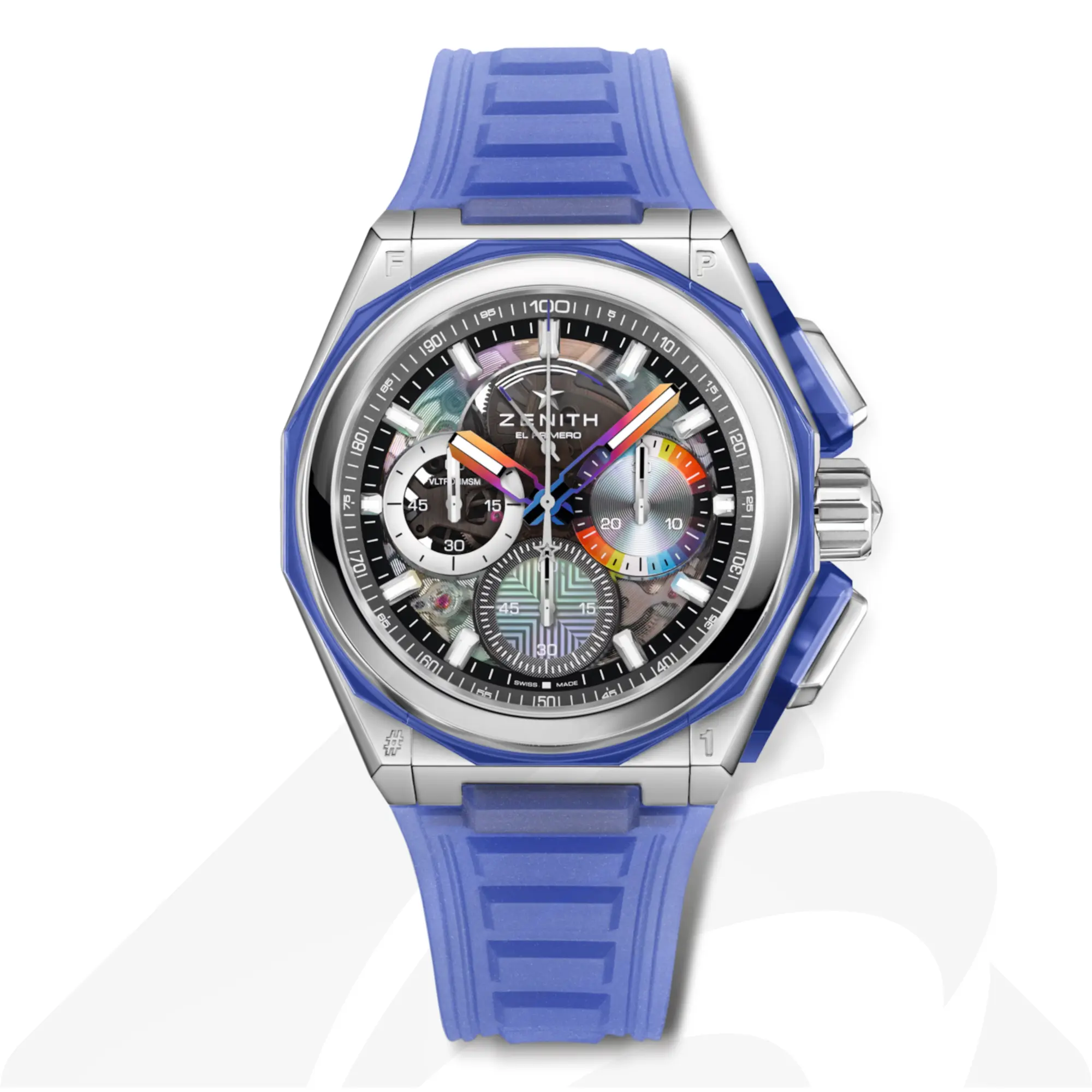 ゼニス デファイ エクストリーム フェリペ・パントン エディション  素材:ステンレススチール 色:カラーサファイア