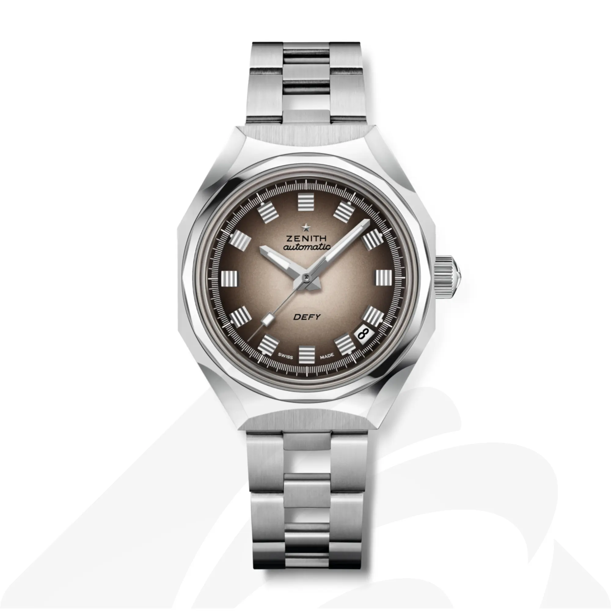 ゼニス デファイ リバイバル A3642  素材:ステンレススチール 色:グラデーションブラウン