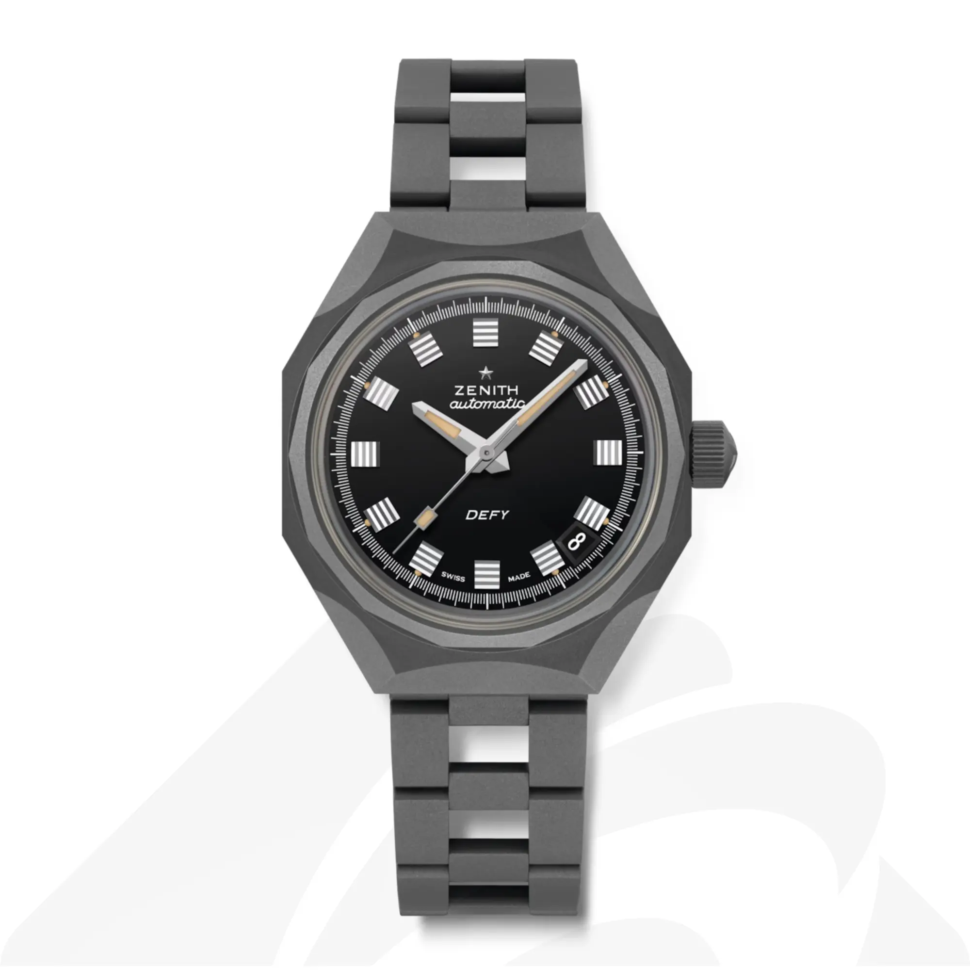 ゼニス デファイ リバイバル シャドウ  素材:チタン 色:ブラック