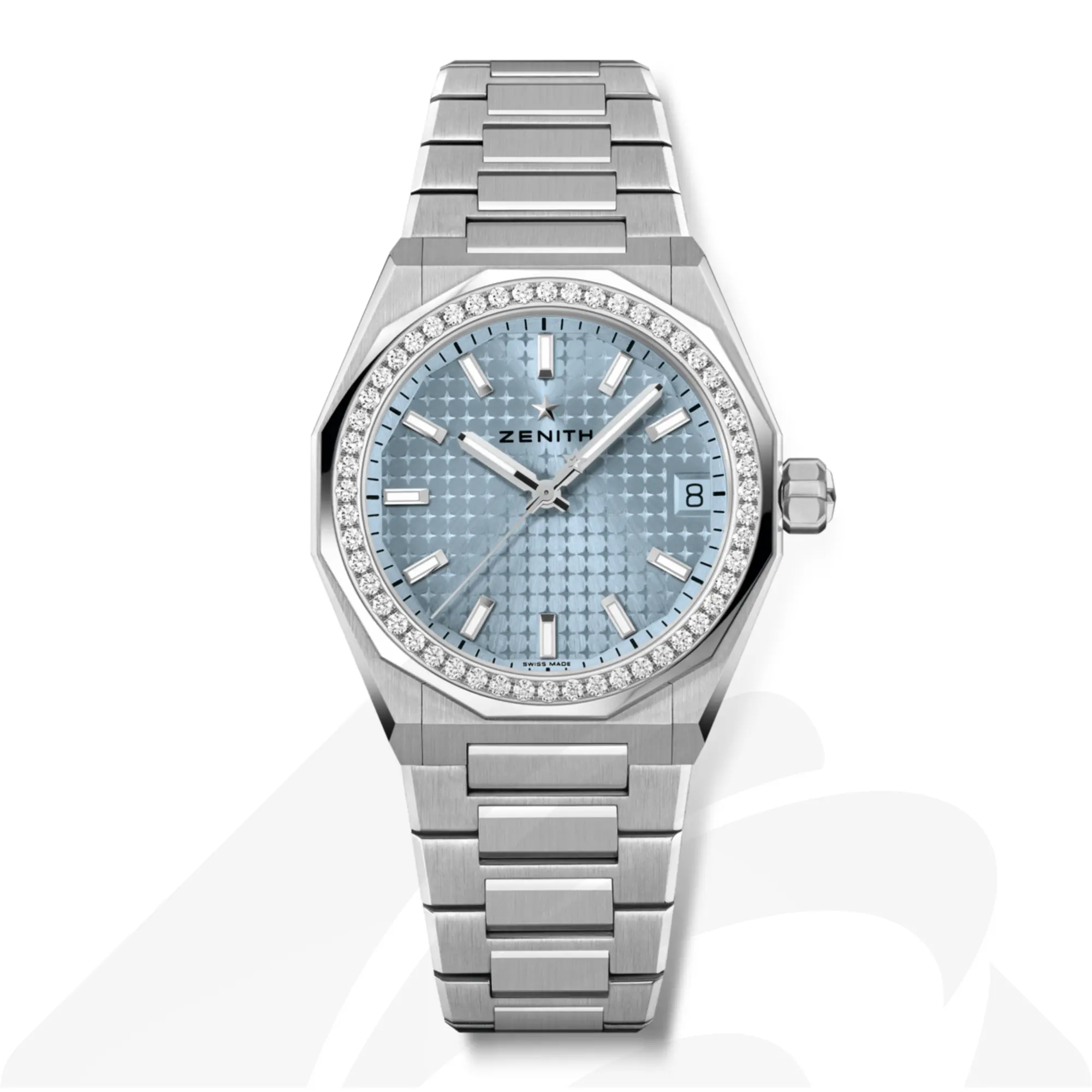 ゼニス デファイ スカイライン 36  素材:ステンレススチール 色:アイスブルー