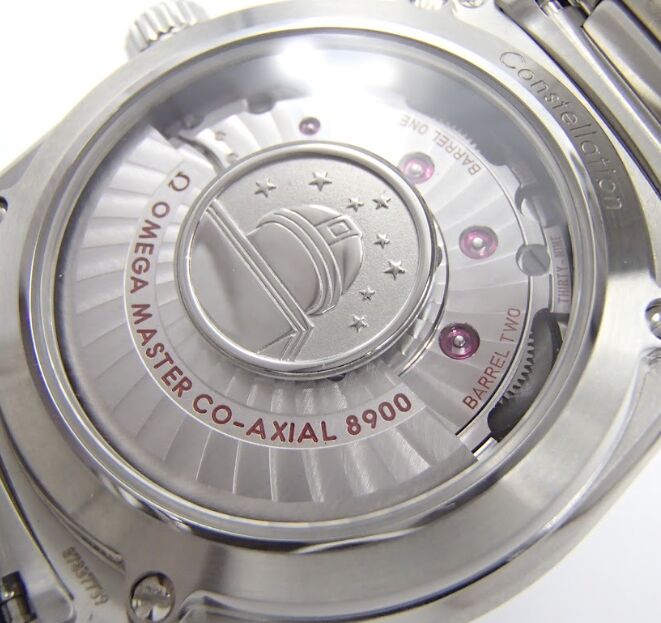 オメガ コンステレーション グローブマスター 青文字盤