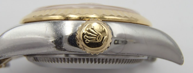 ロレックス　179173G　シェル文字盤　レディース腕時計