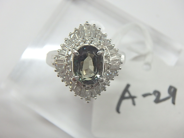 pt900 アレキ 8.4g 1.67ct 0.83ct