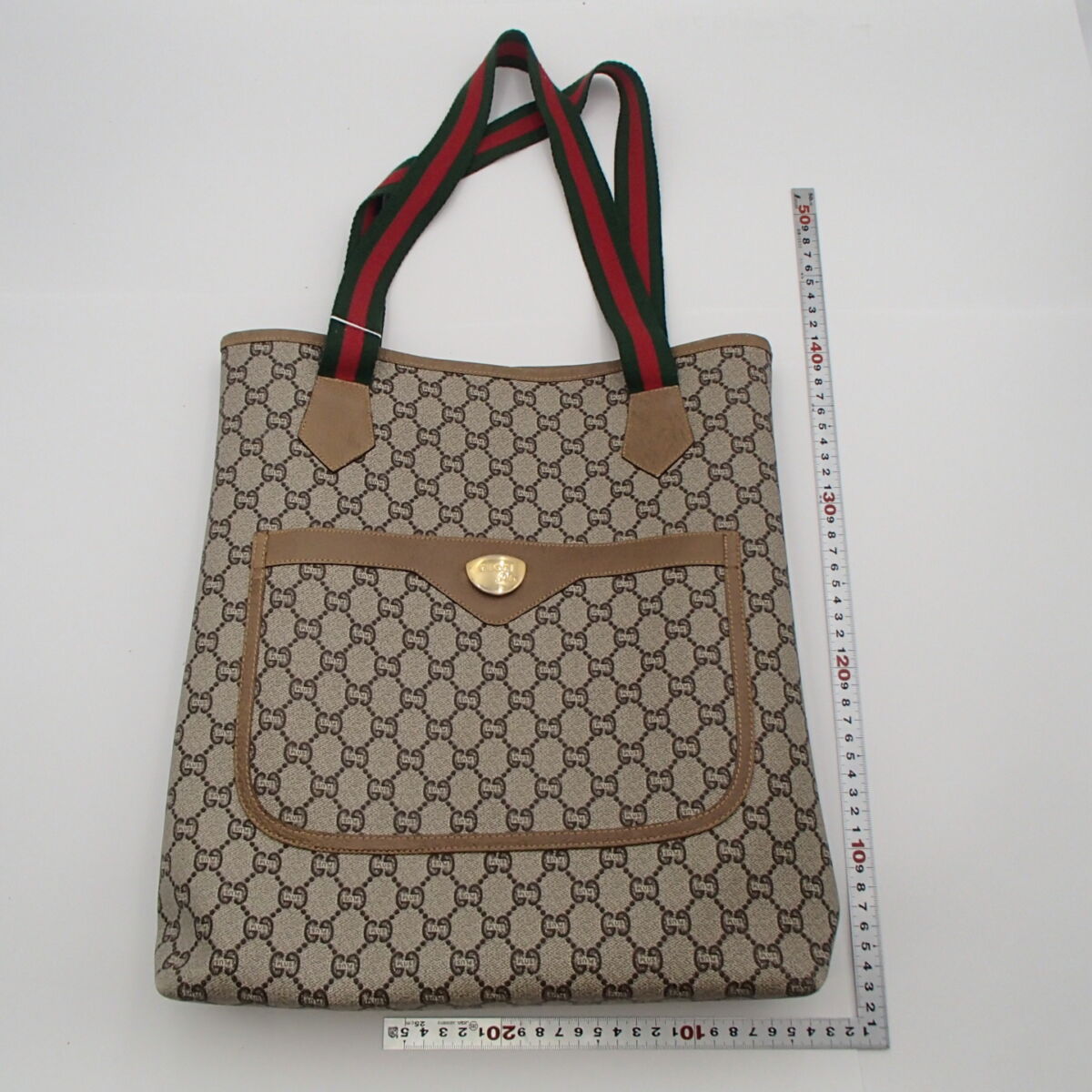 GUCCI オールドグッチ トートバッグ GGスプリーム シェリーライン PLUS