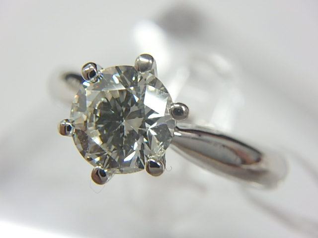 Pt850 ダイヤ 5.6g 1.01ct