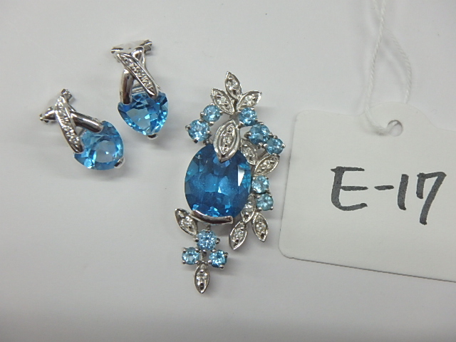 k18wg k14wg ブルトパーズ 7.4g 4.63ct 1.15ct