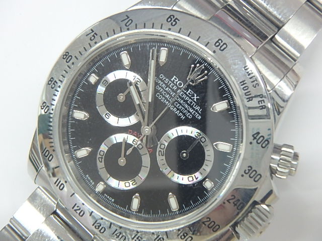 ROLEX デイトナ 116520  黒文字盤 メンズ腕時計