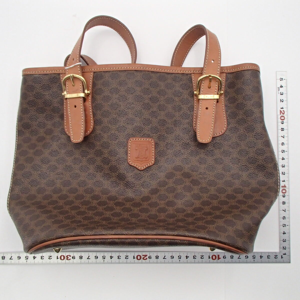 セリーヌ CELINE マカダム柄 トートバッグ