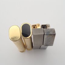 ダンヒルライター Dunhill まとめ 4点 ガスライター 喫煙具 着火未確認 箱