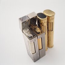 ダンヒルライター Dunhill まとめ 4点 ガスライター 喫煙具 着火未確認 箱