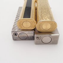 ダンヒルライター Dunhill まとめ 4点 ガスライター 喫煙具 着火未確認 箱