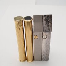 ダンヒルライター Dunhill まとめ 4点 ガスライター 喫煙具 着火未確認 箱