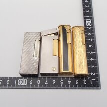 ダンヒルライター Dunhill まとめ 4点 ガスライター 喫煙具 着火未確認 箱
