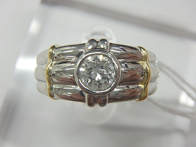 Pt900 K18 ダイヤ 12.7g 0.532ct