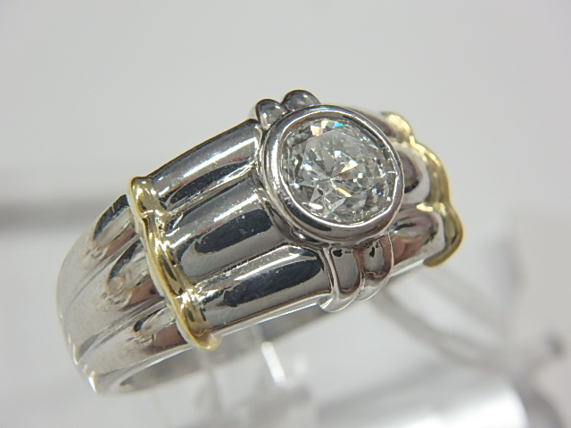 Pt900 K18 ダイヤ 12.7g 0.532ct