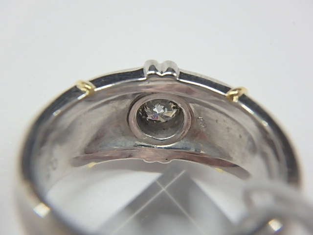 Pt900 K18 ダイヤ 12.7g 0.532ct
