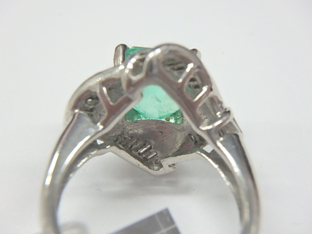 pt900 エメ 9.5g 3.00ct 0.50ct