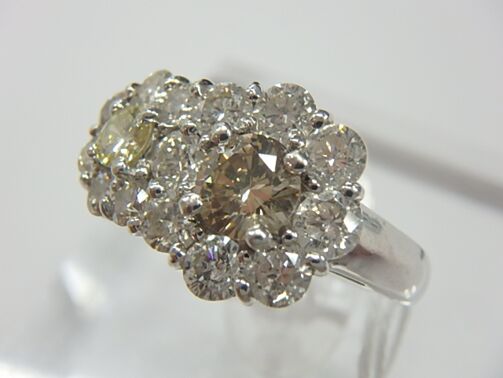 k18wg ダイヤ 5.6g 2.00ct