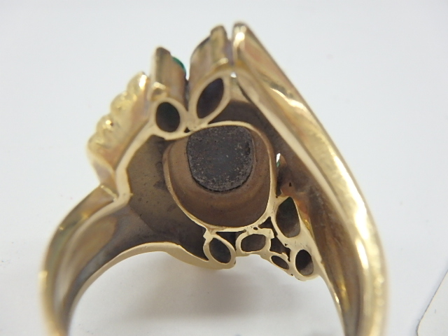k18 ボルダーオパール 13.1g 2.26ct 0.74ct