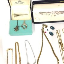 タサキ パール スクエア 3連モチーフ ネックレス シルバー TASAKI 他 クリスチャンディオール 等 アクセ まとめセット