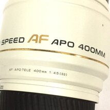 MINOLTA AF APO TELE 400mm 14.5(32) カメラレンズ 望遠レンズ ケース付き