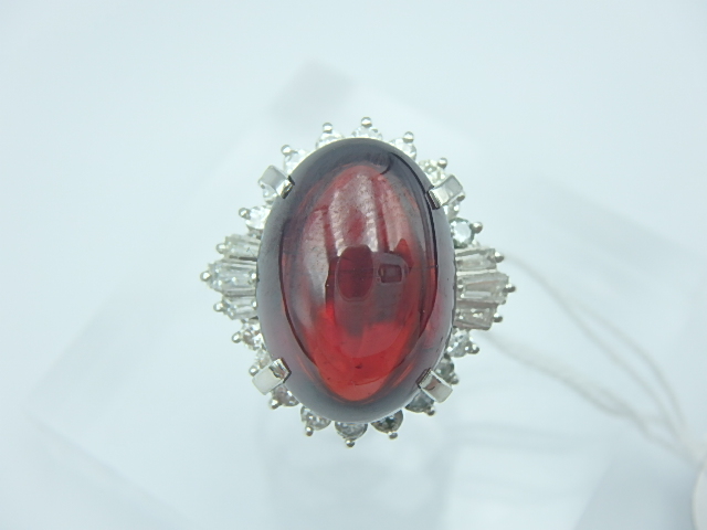 pt900 アルマンディンガーネット 10.4g 10.98ct 0.47ct
