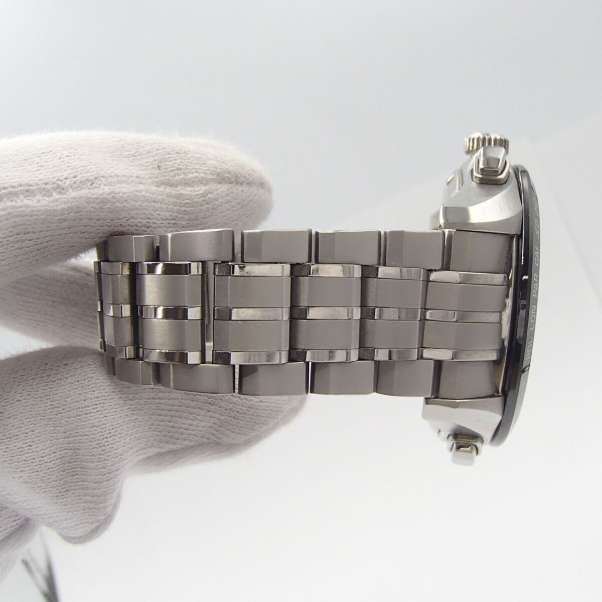 セイコー 時計 メンズ アストロン クロノグラフ GPS ソーラー発電式 ブラック文字盤 チタン SEIKO 8X82-0AB0 SBX-B003