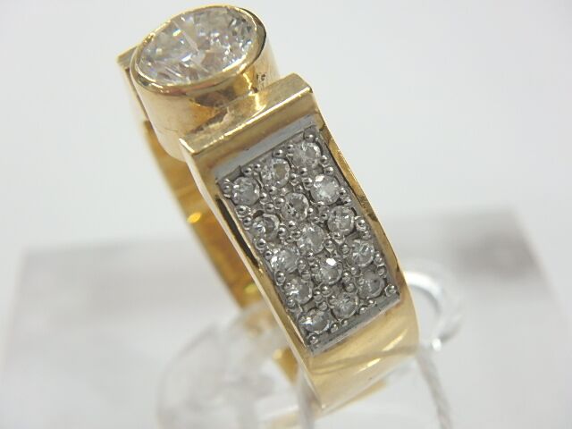 k18 pt900 ダイヤ 6.6g 1.020ct