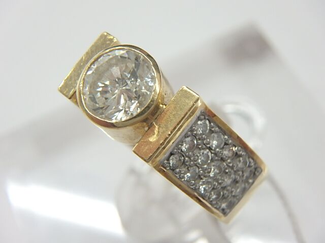 k18 pt900 ダイヤ 6.6g 1.020ct