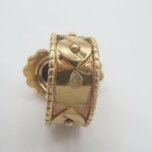 梶光夫　七宝焼き　リング　K18　750　総重量10.1ｇ　メレダイヤ　指輪　アクセサリー