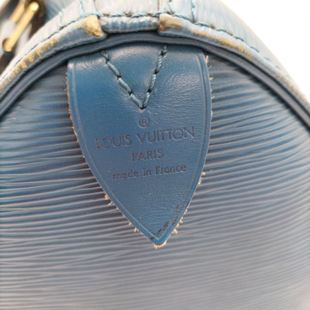 LOUIS VUITTON　ルイヴィトン　エピ　スピーディ25　バッグ　ハンドバッグ　ミニボストン　レザー　トレドブルー　青　M43015