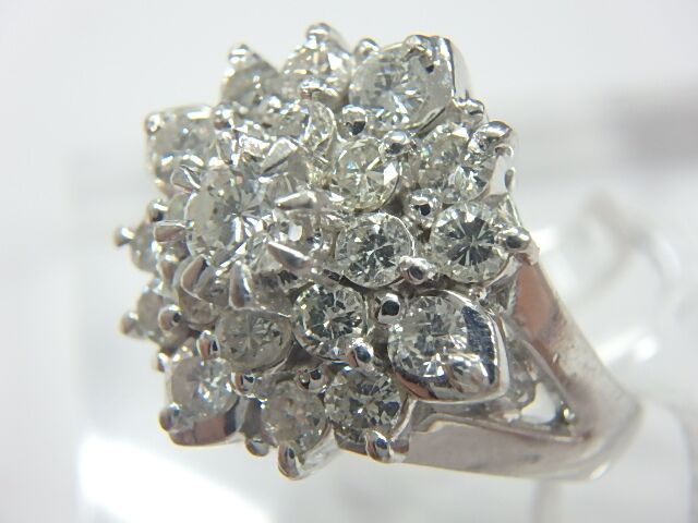 pt900 リング 9.9g ダイヤ 1.07ct