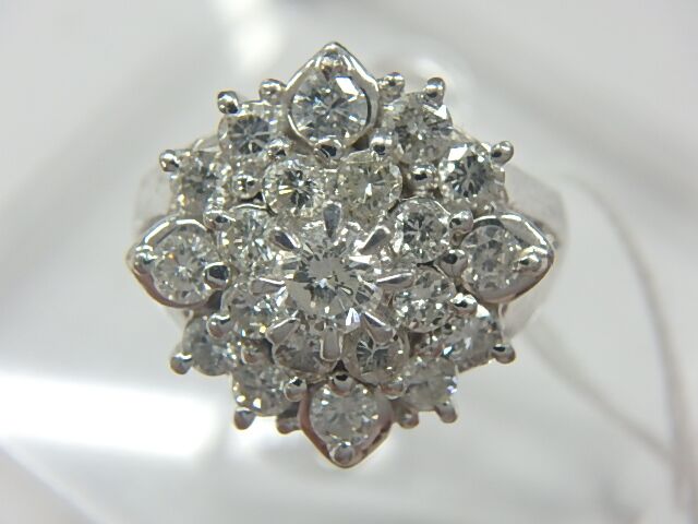 pt900 リング 9.9g ダイヤ 1.07ct