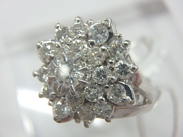 pt900 リング 9.9g ダイヤ 1.07ct