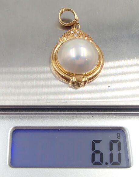 K18マベパール ペンダントTop