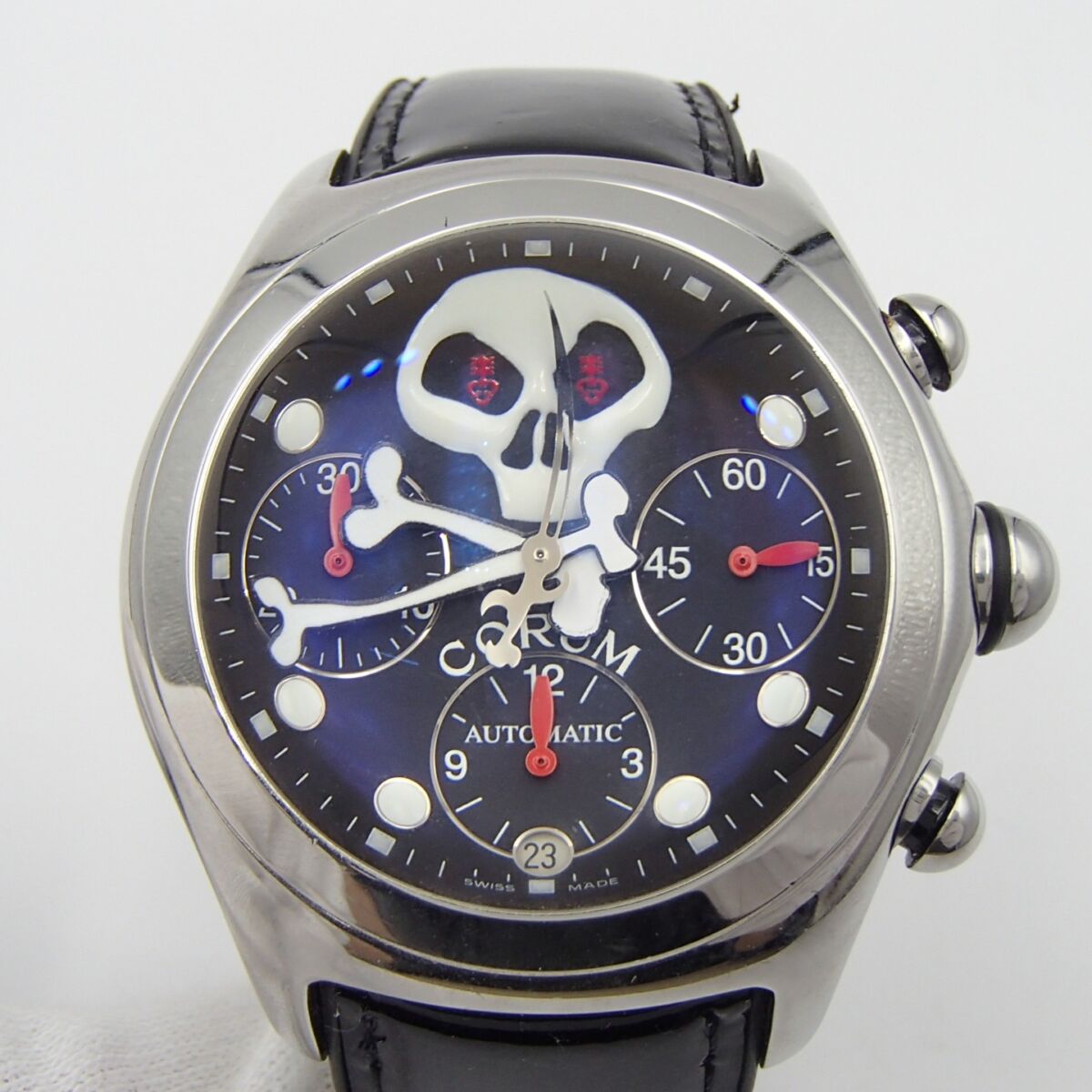 CORUM コルム バブル ジョリーロジャー  クロノグラフ デイト285.140.20　