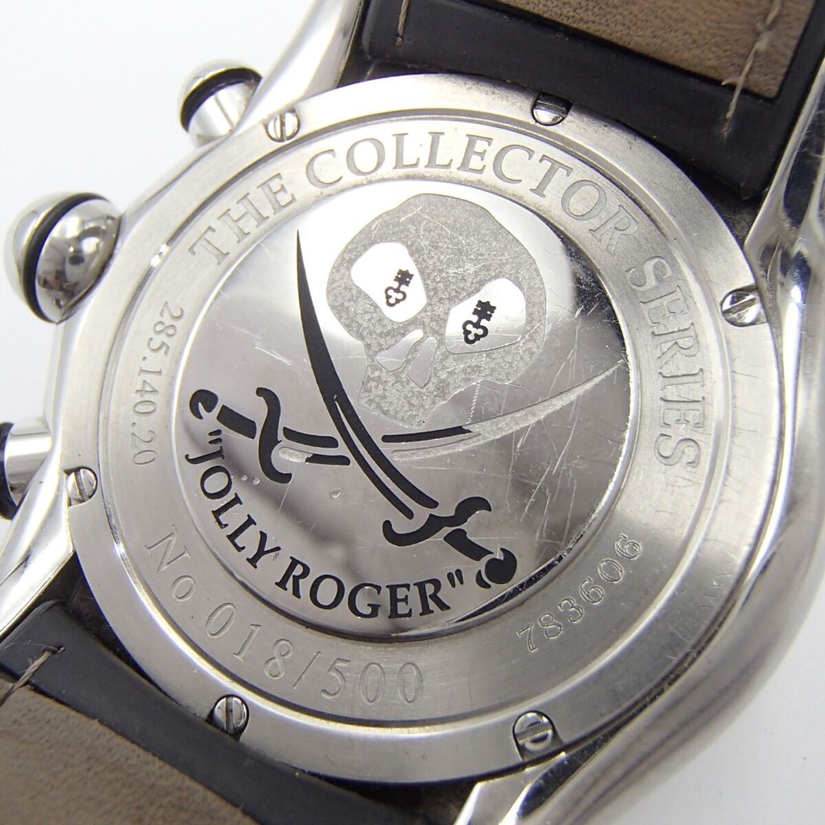 CORUM コルム バブル ジョリーロジャー  クロノグラフ デイト285.140.20　