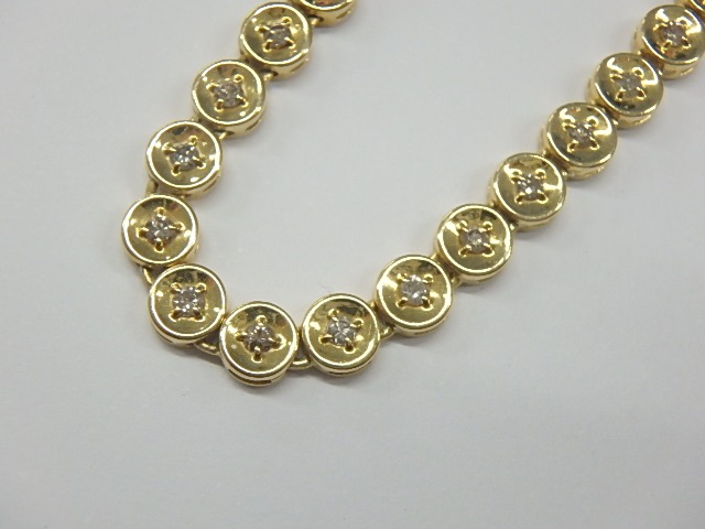 K18 メレダイヤ2.15ct 28.4g ネックレス