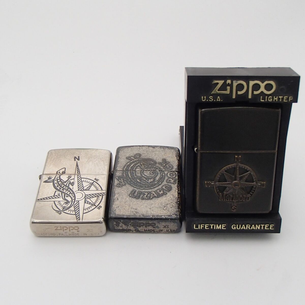 ZIPPO ジッポ まとめ 3点 マルボロ コンパス ライター