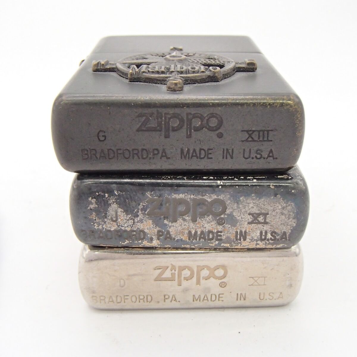 ZIPPO ジッポ まとめ 3点 マルボロ コンパス ライター
