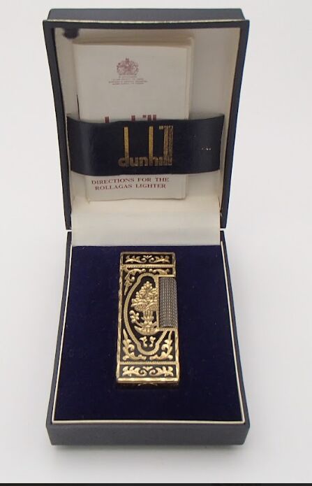 Dunhill dunhill ダンヒル ライターROY KING ロイキング ローラー式 ガスライター 喫煙具 着火未確認 箱
