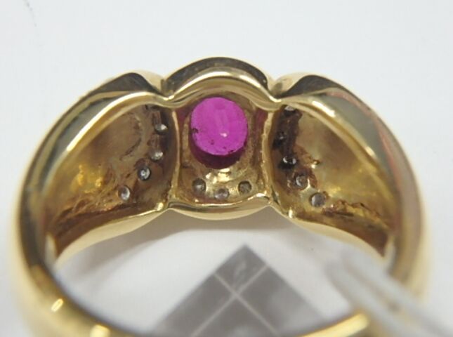 k18 ルビー 8.9g 0.87ct 0.27ct