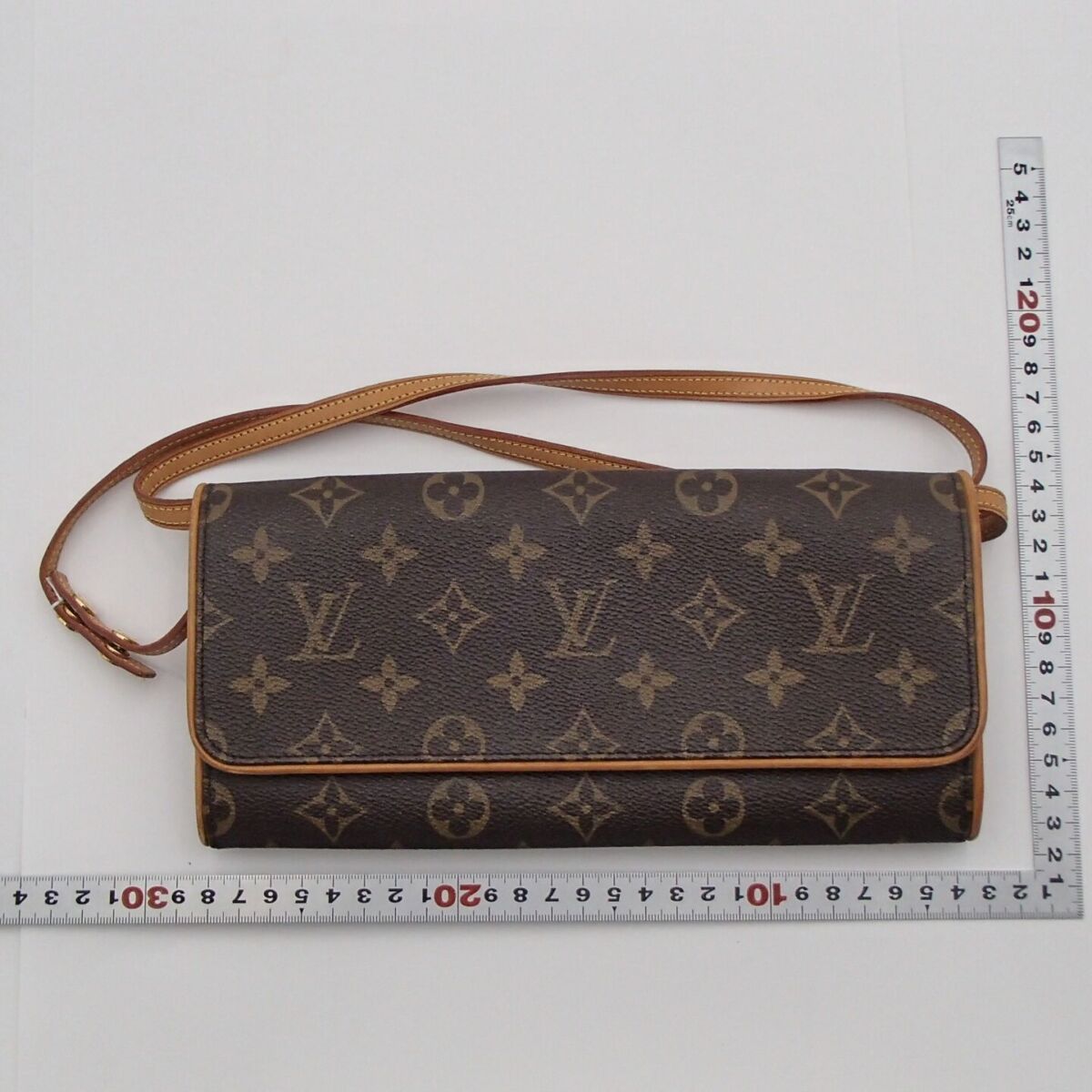 LOUIS VUITTON ルイ ヴィトン モノグラム ポシェットツインGM ショルダーバッグ 斜め掛けショルダー クラッチバッグ M51852